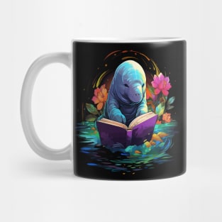 Manatee Reads Book Mug